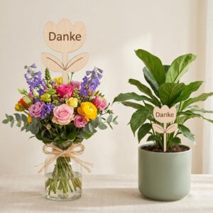 Blumenstecker "Danke", groß